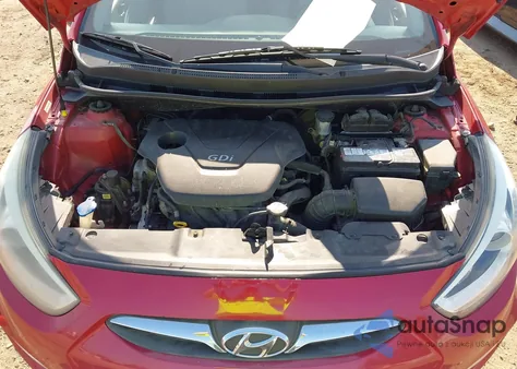 2014 Hyundai Accent Se z USA, uszkodzony, nr VIN KMHCU5AE3EU166176